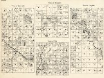 Langlade County - Ainsworth, Evergreen, Vilas, Langlade, Wisconsin State Atlas 1930c